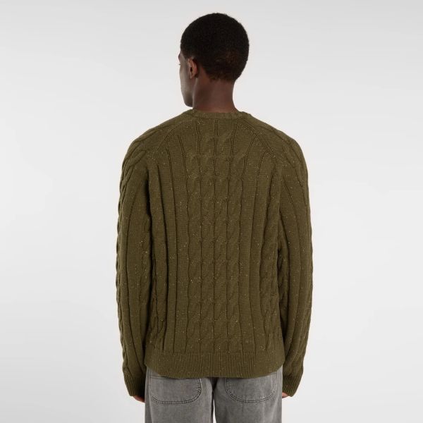 Dickies Vanleer Cable Sweater Donker Groen