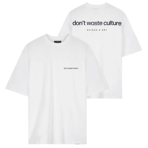 Don't Waste Culture Cleo T-shirt Wit