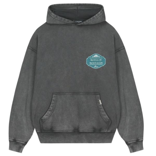 Don't Waste Culture Inola Hoodie Washed Zwart
