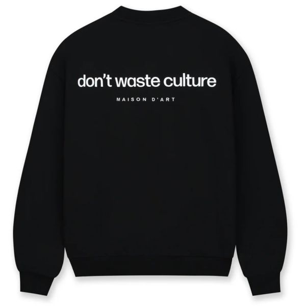 Don't Waste Culture Kaspar Sweater Zwart