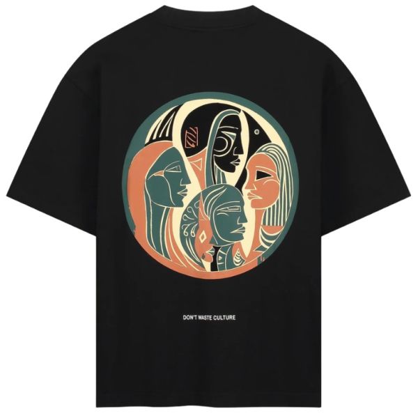 Don't Waste Culture Lenzio T-shirt Zwart