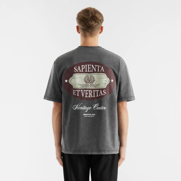 Don't Waste Culture Orla T-shirt Washed Zwart