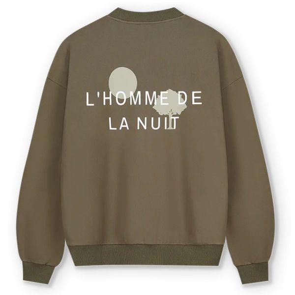 Don't Waste Culture Rodge Sweater Donker Groen