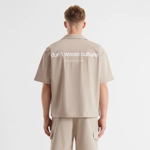 Don't Waste Culture Valoria Overhemd Beige