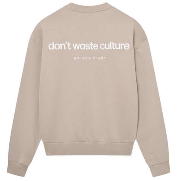 Don't Waste Culture Matt Sweater Beige