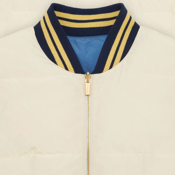 Drôle De Monsieur Bodywarmer Off White/Blauw