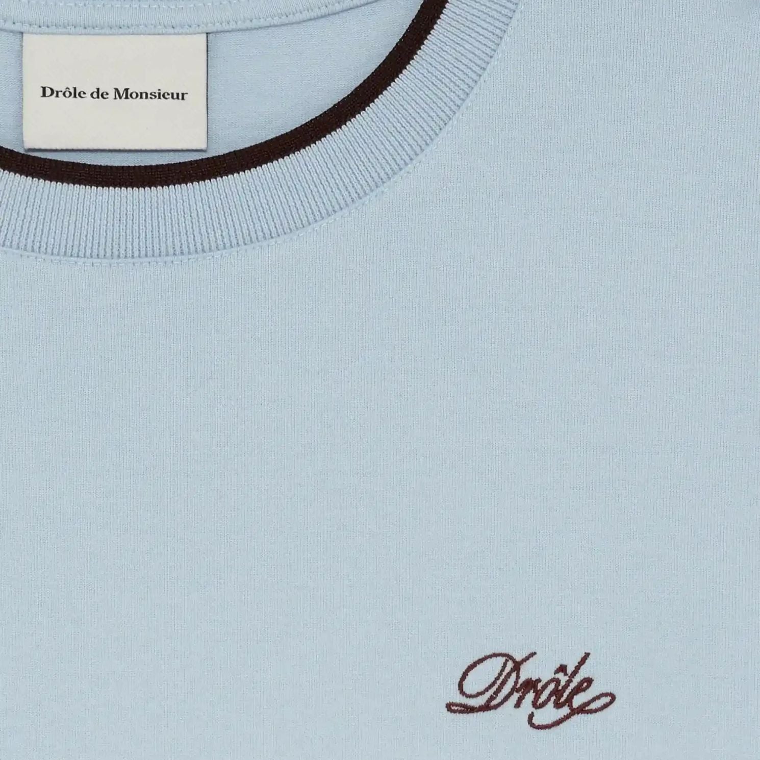 Drôle De Monsieur Drôle Belissima T-shirt Licht Blauw