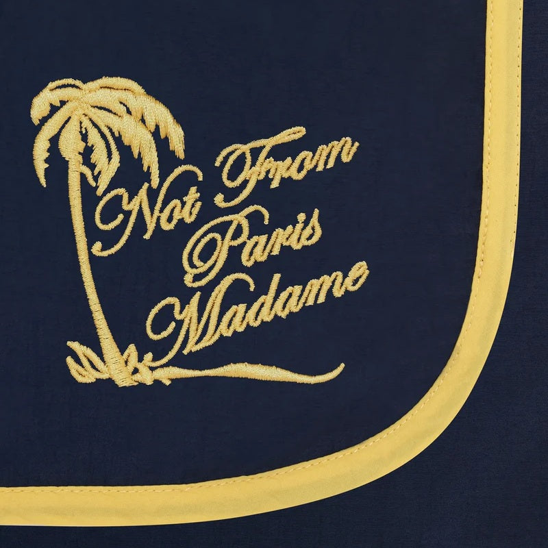 Drôle De Monsieur Slogan Palmier Zwembroek Navy