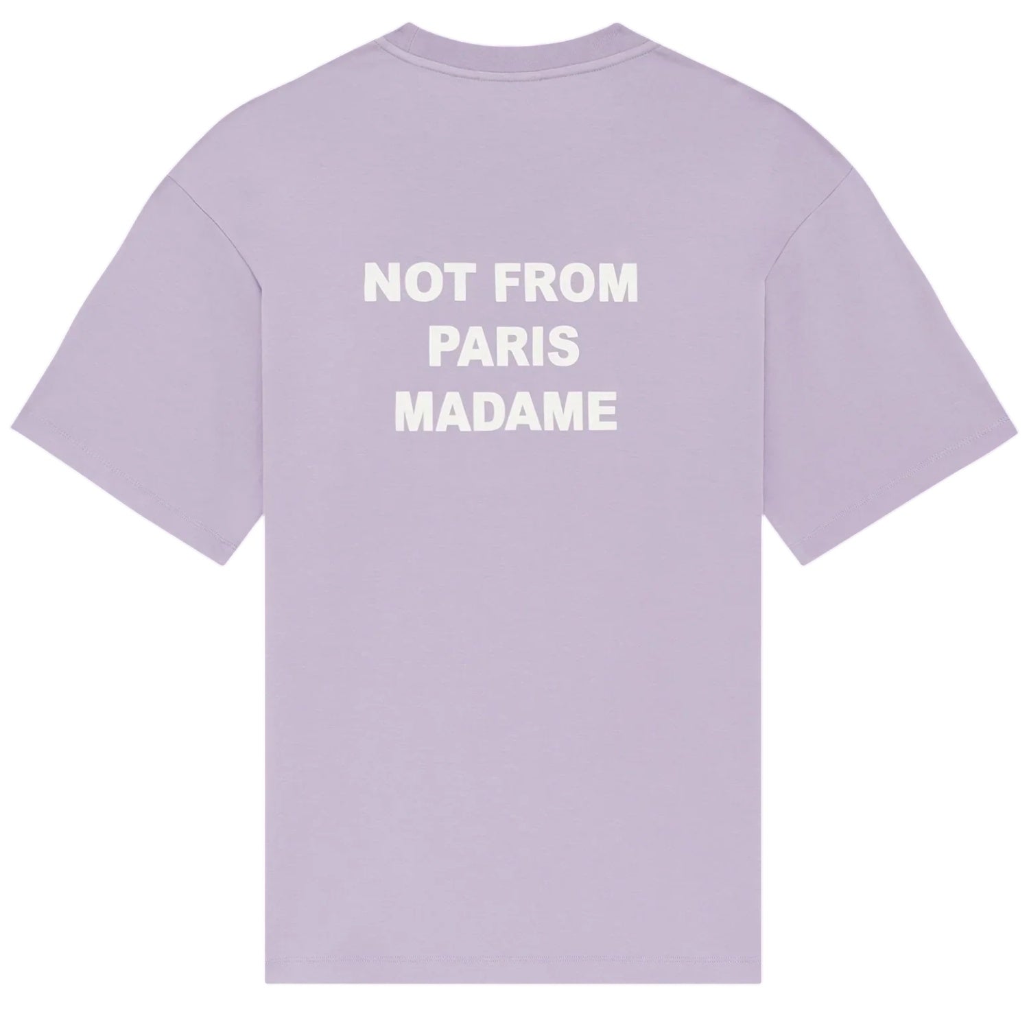 Drôle De Monsieur Slogan T-shirt Paars