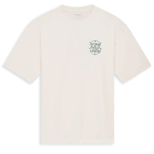Drôle De Monsieur Slogan Tresses T-shirt Off White