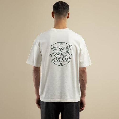 Drôle De Monsieur Slogan Tresses T-shirt Off White