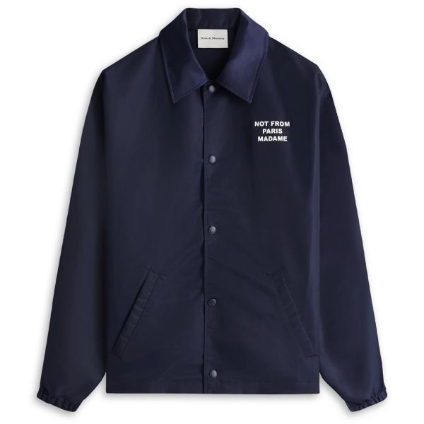 Drôle De Monsieur Slogan Vest Navy