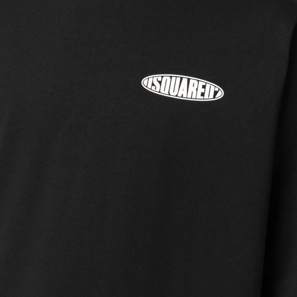 Dsquared2 Surf Board T-shirt Zwart