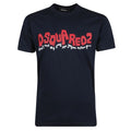 Dsquared2 Waving Logo T-shirt Navy