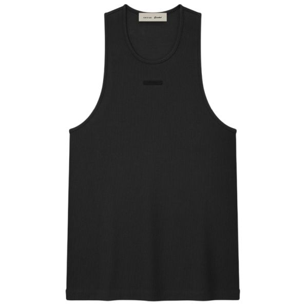Fear Of God Essentials Rib Tank Top Zwart