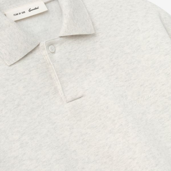 Fear Of God Essentials Signature 90's Polo Sweater Off White