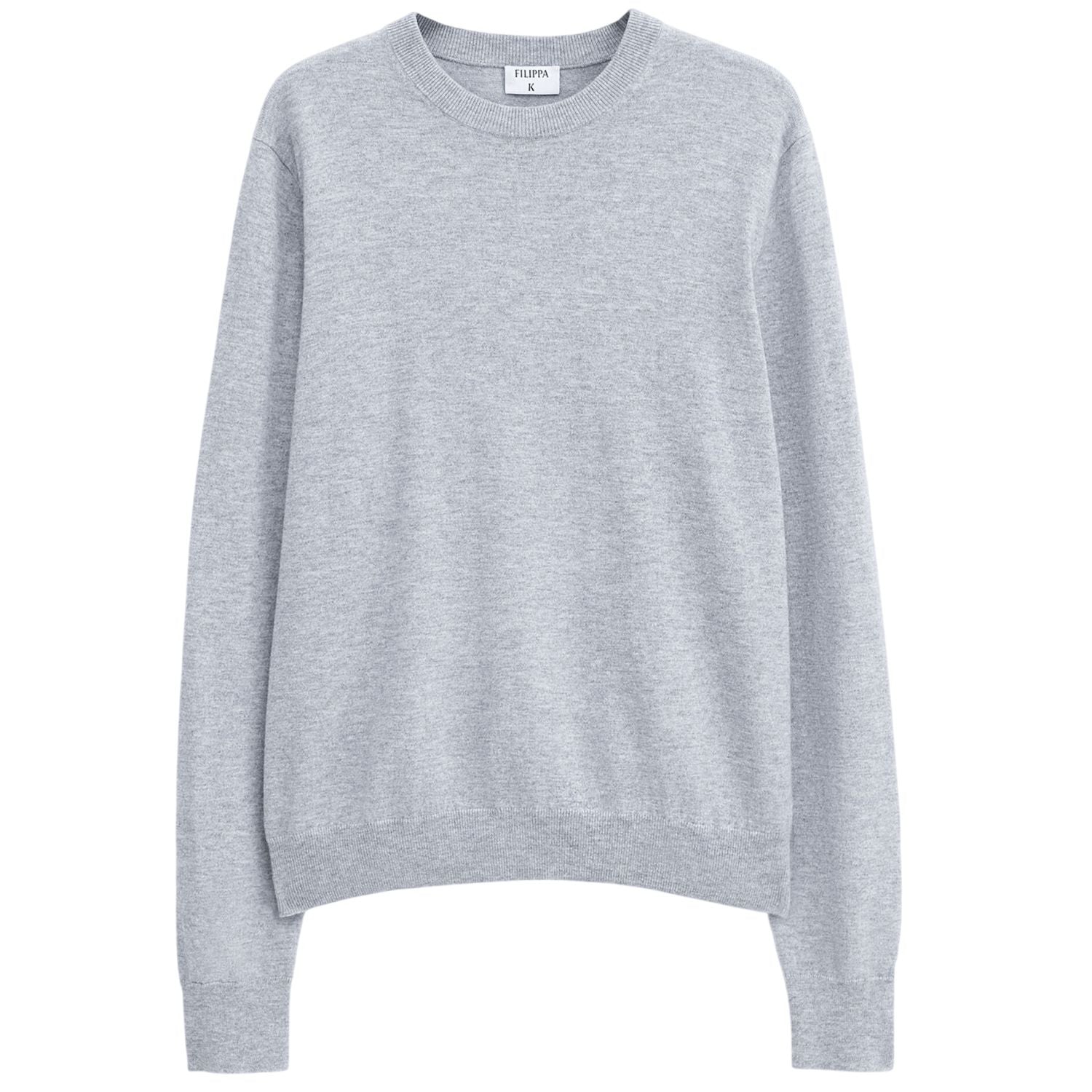 Filippa K Cotton Merino Sweater Grijs