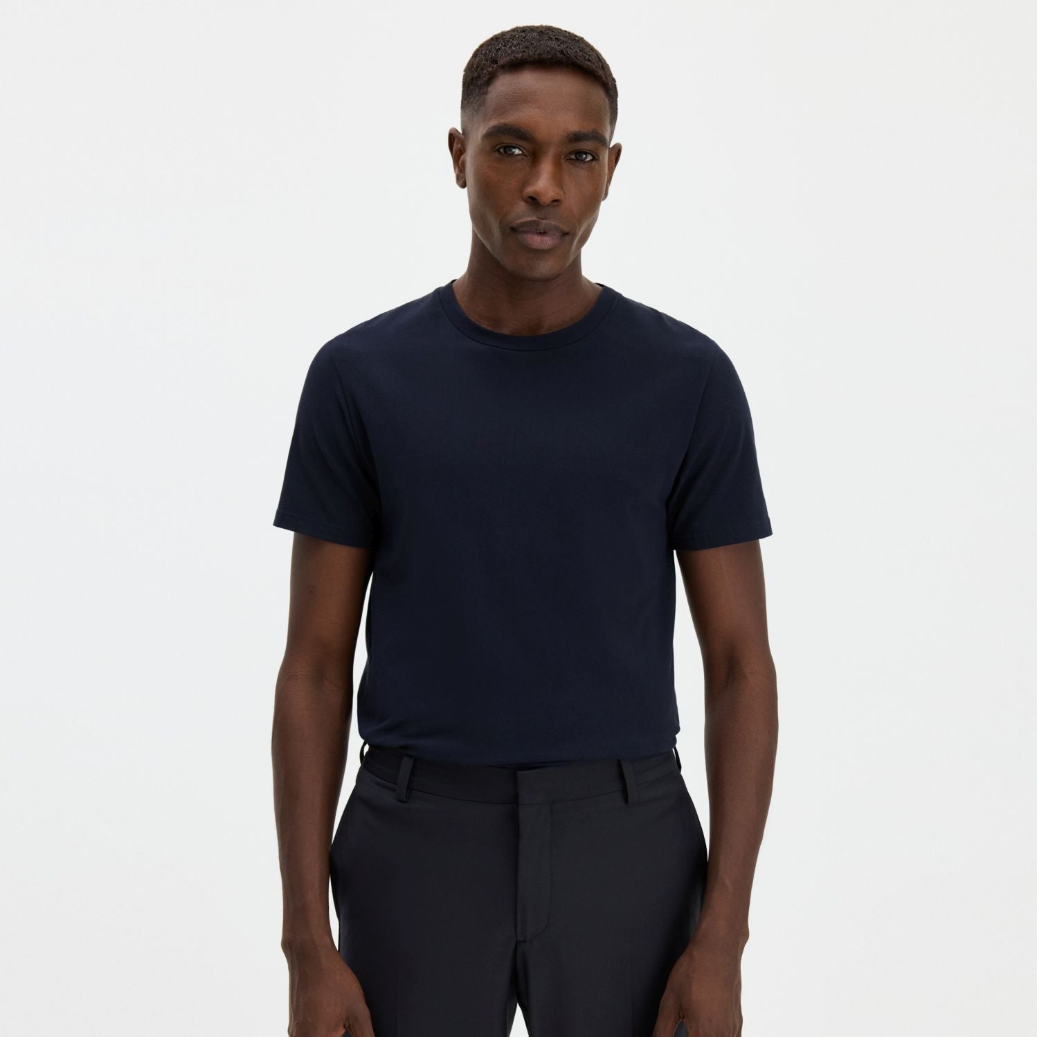 Filippa K Stretch Cotton T-shirt Navy