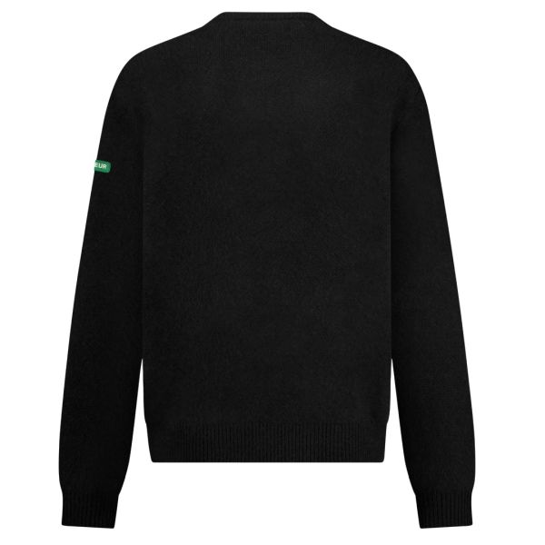 Flâneur Badge Knit Sweater Zwart