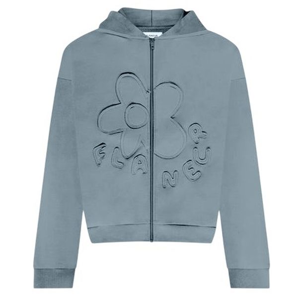 Flâneur Blossom Patches Vest Donker Groen/Blauw