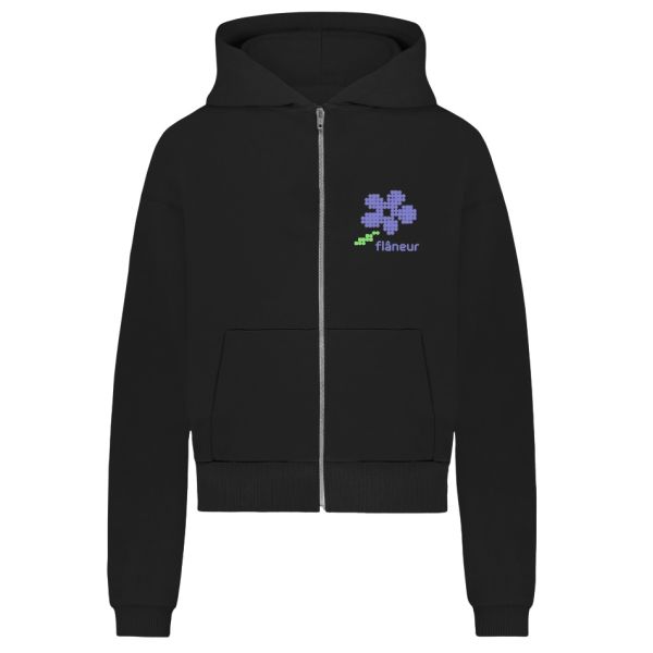 Flâneur Pixel Flower Vest Zwart