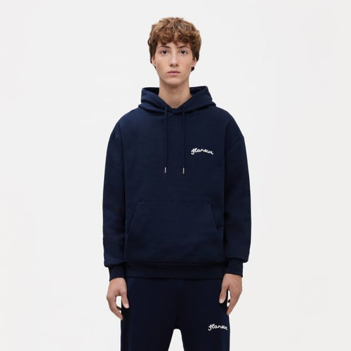 Flâneur Signature Hoodie Navy