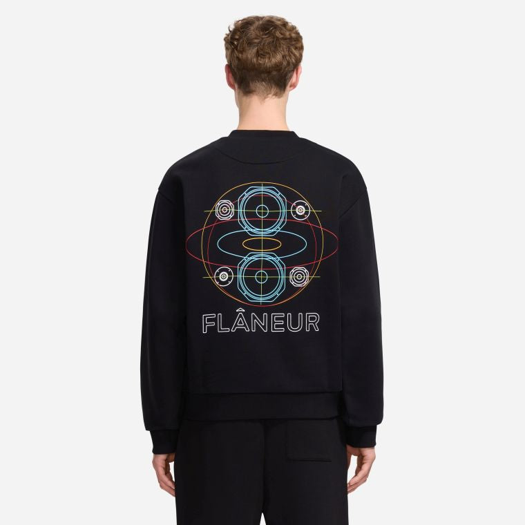 Flâneur Speaker Sweater Zwart