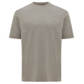 Genti Mercerized Logo T-shirt Bruin