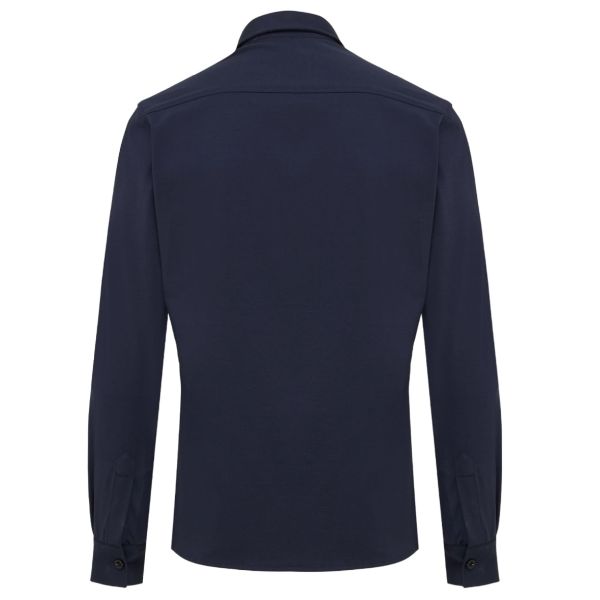Genti Midtown Overshirt Navy