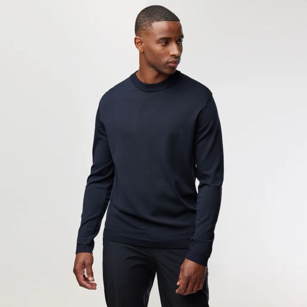Genti Round Trui Navy