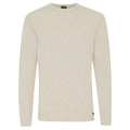 Genti Textured Round Sweater Off White