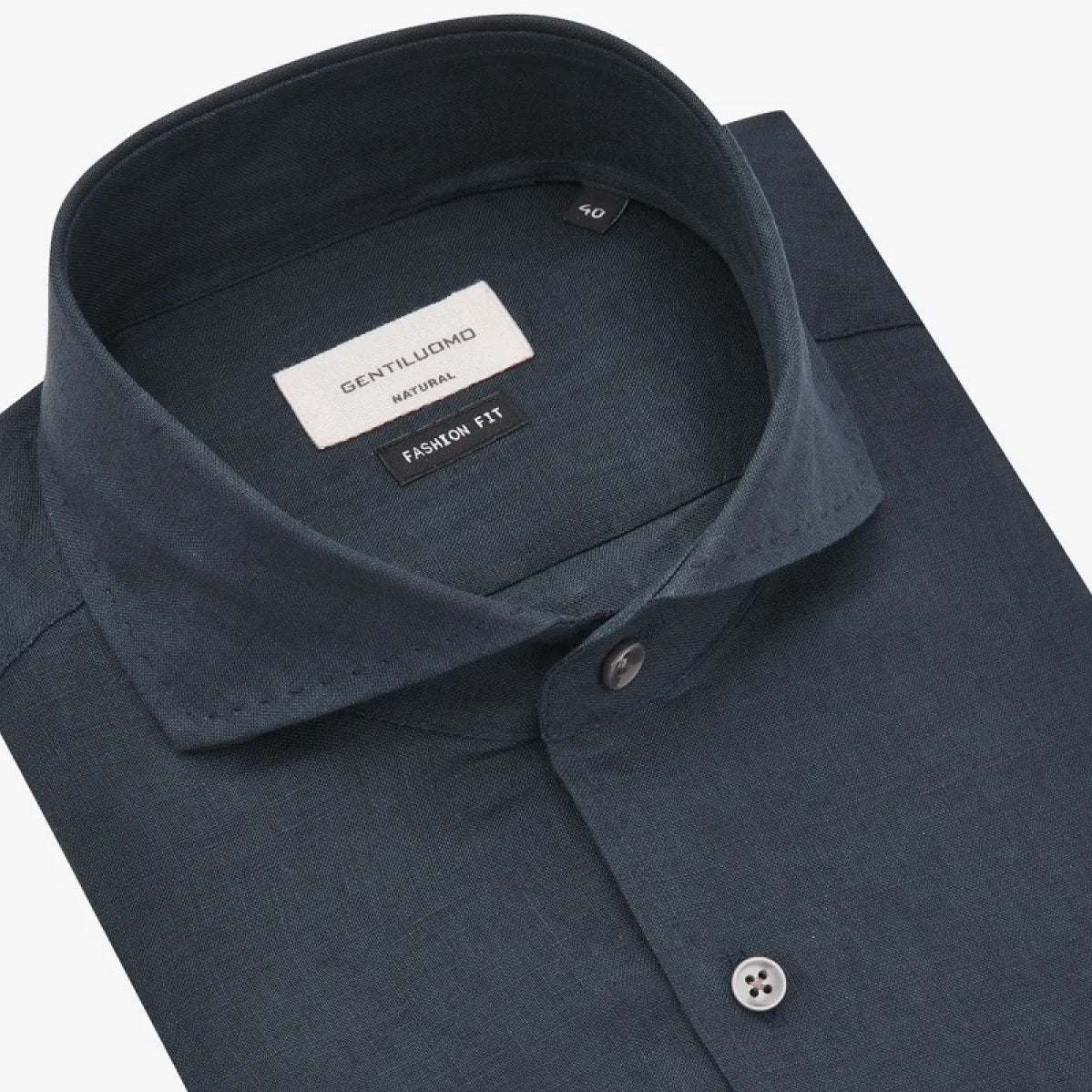 Gentiluomo Scampia Fashion Fit Overhemd Navy