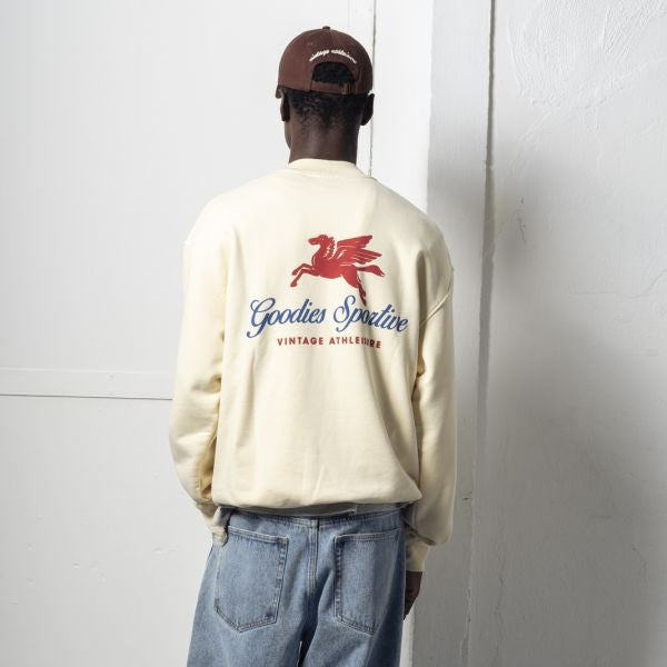 Goodies Sportive Pegasus Sweater Off White