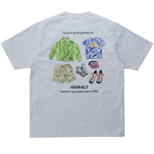 Gramicci Geared Up T-shirt Grijs