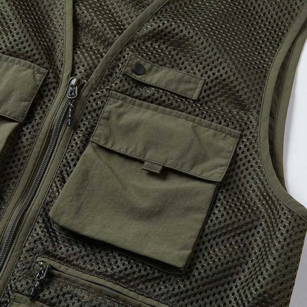 Gramicci Gone Fishing Vest Donker Groen