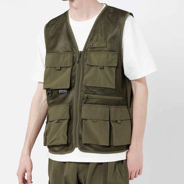 Gramicci Gone Fishing Vest Donker Groen