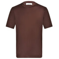 Gran Sasso Cotton T-shirt Donker Bruin