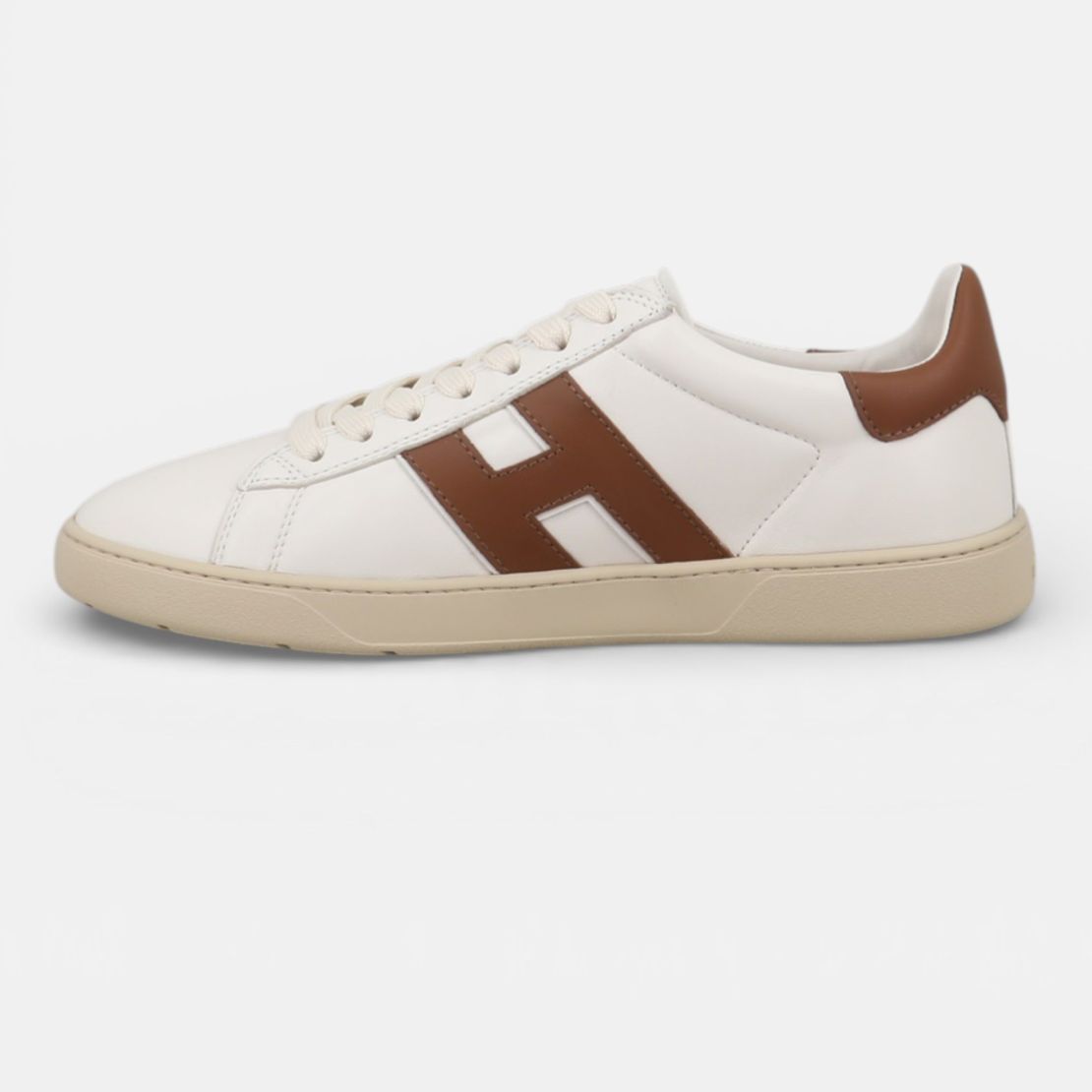 Hogan Cool Sneaker Wit/Bruin