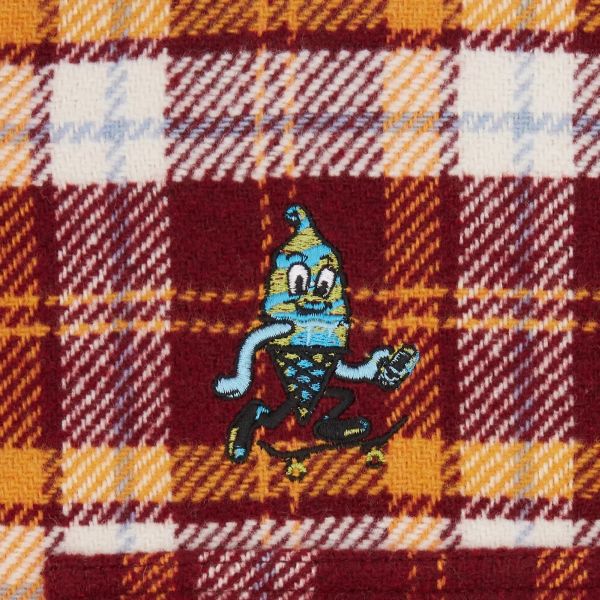 Icecream Flannel Overshirt Rood