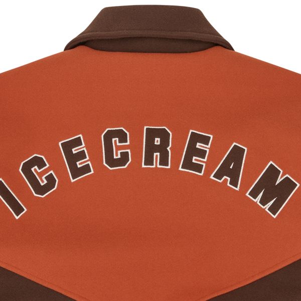 Icecream Panelled Varsity Jack Bruin/Oranje