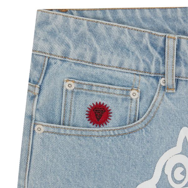 Icecream Running Dog Jeans Licht Blauw