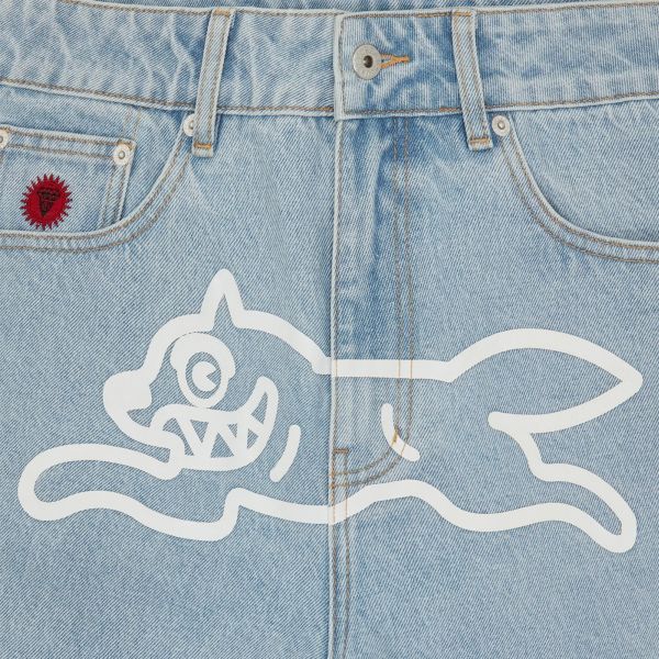 Icecream Running Dog Jeans Licht Blauw