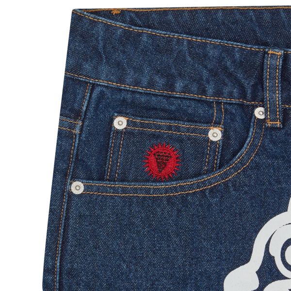 Icecream Running Dog Jeans Donker Blauw