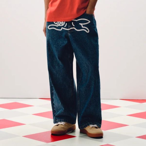 Icecream Running Dog Triple Scoop Jeans Donker Blauw
