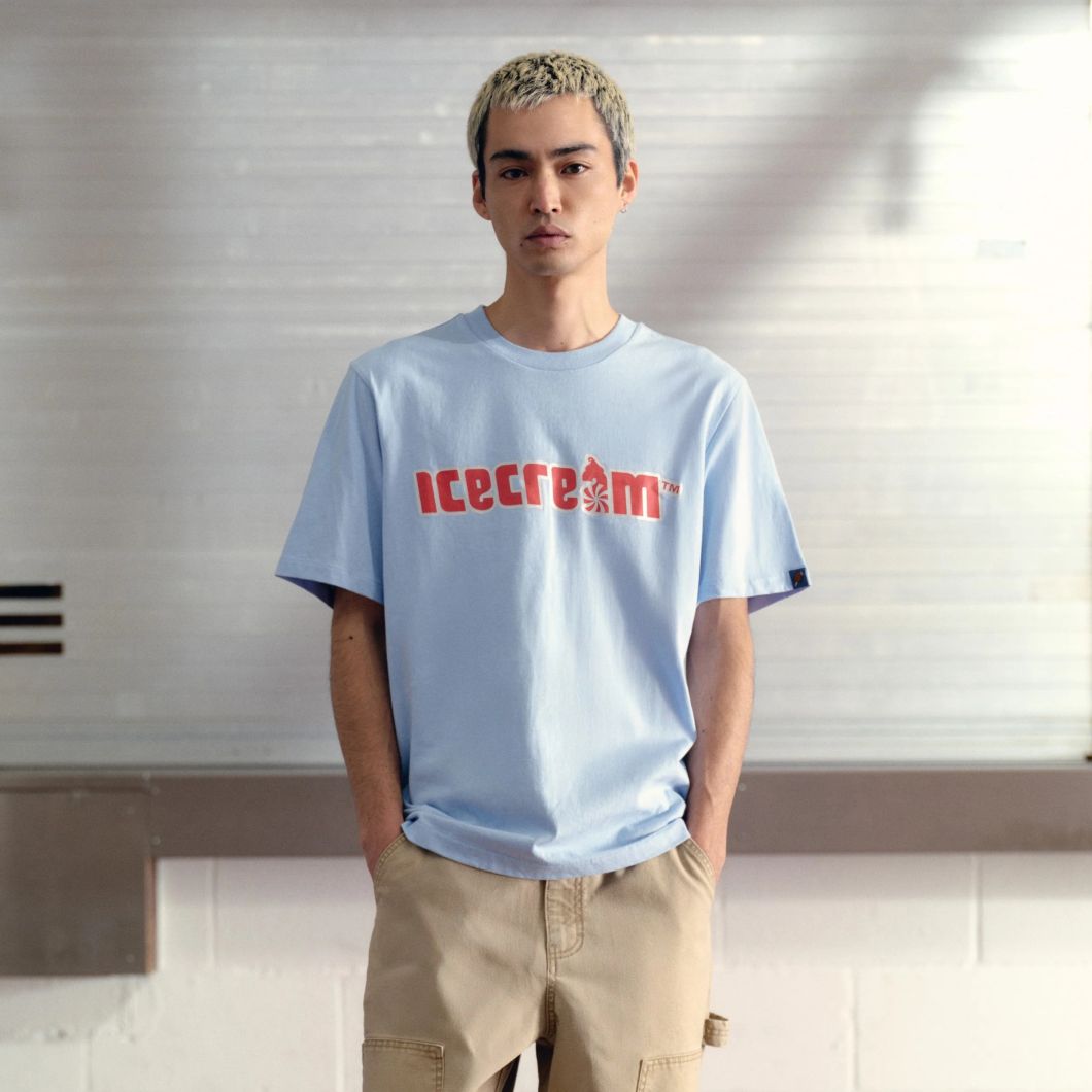 Icecream Soft Serve T-shirt Licht Blauw