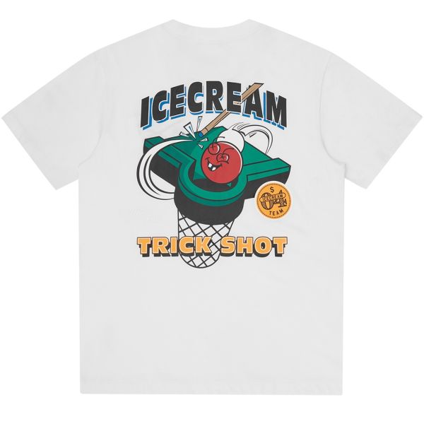 Icecream Trick Shot T-shirt Wit