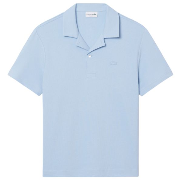 Lacoste Classic Fit Textured Polo Licht Blauw