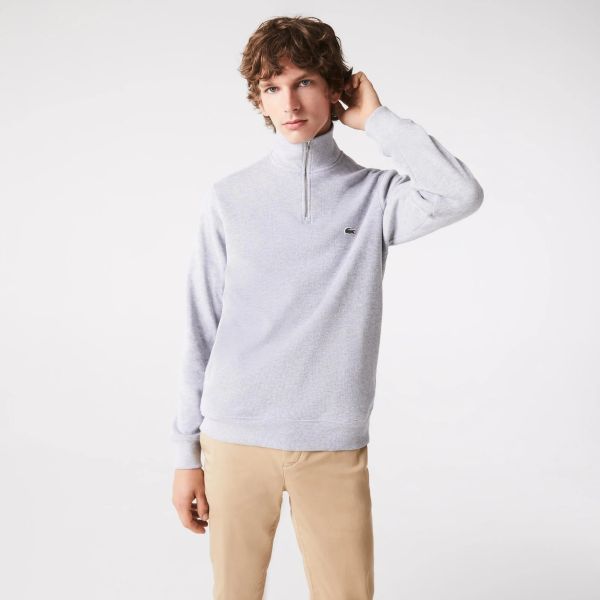 Lacoste Half Zip Sweater Grijs