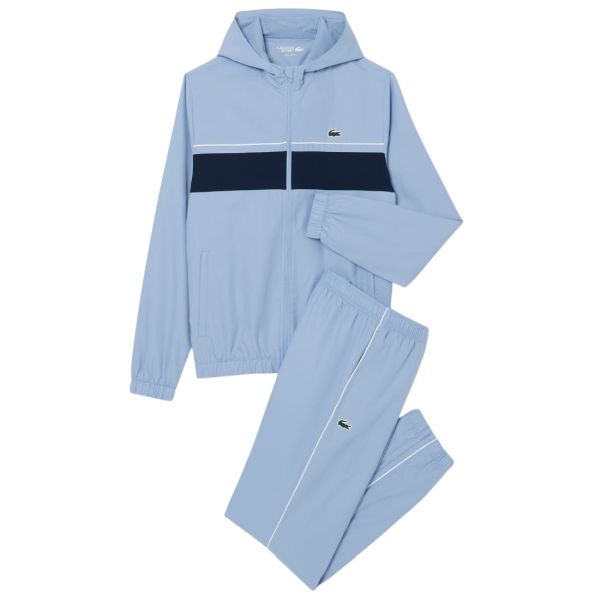 Lacoste Monogram Trainingspak Licht Blauw