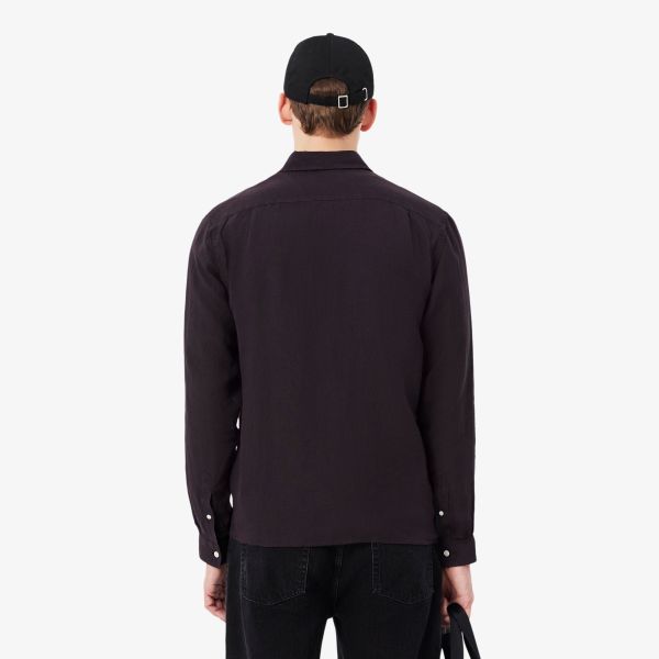 Lacoste Overhemd Bruin